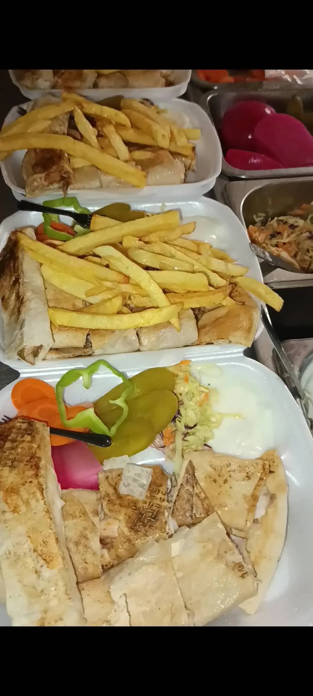وجبةشاورما عربي مع خرطوشه - صورة 1