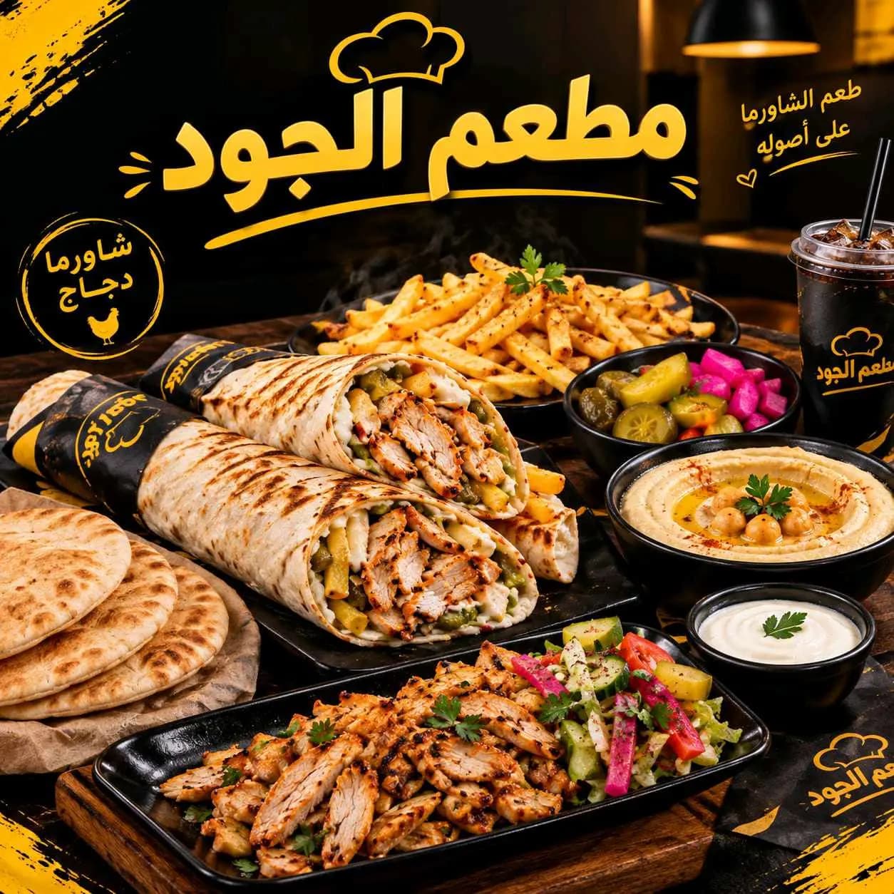 وجبة شاورما عربي دبل - صورة 1