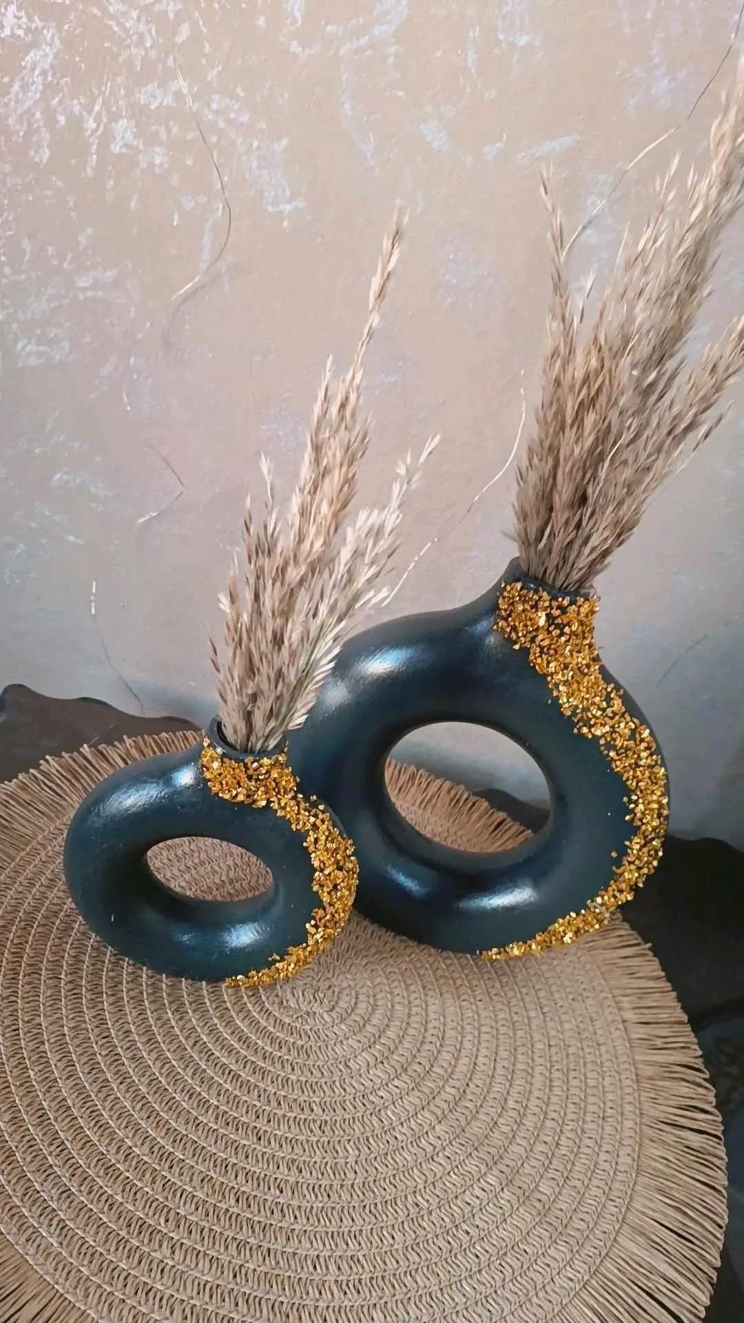 طقم كونكريت  دونات مع حجارة - صورة 1