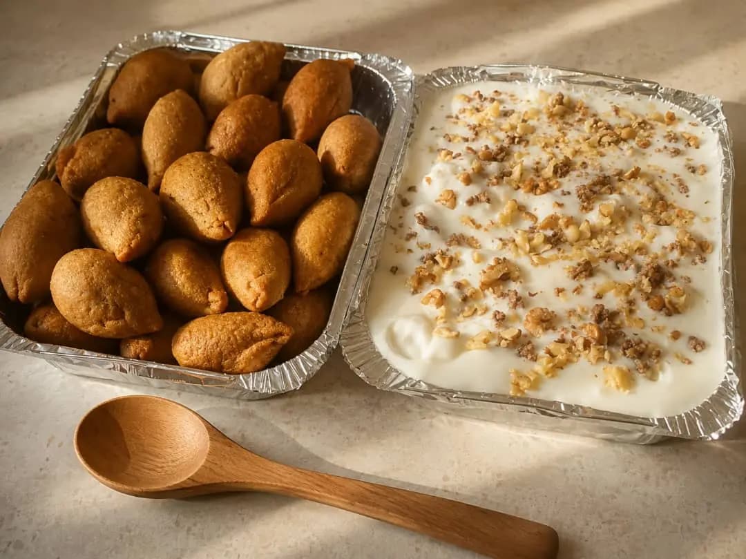 كبة لبنية ومقلية - صورة 1