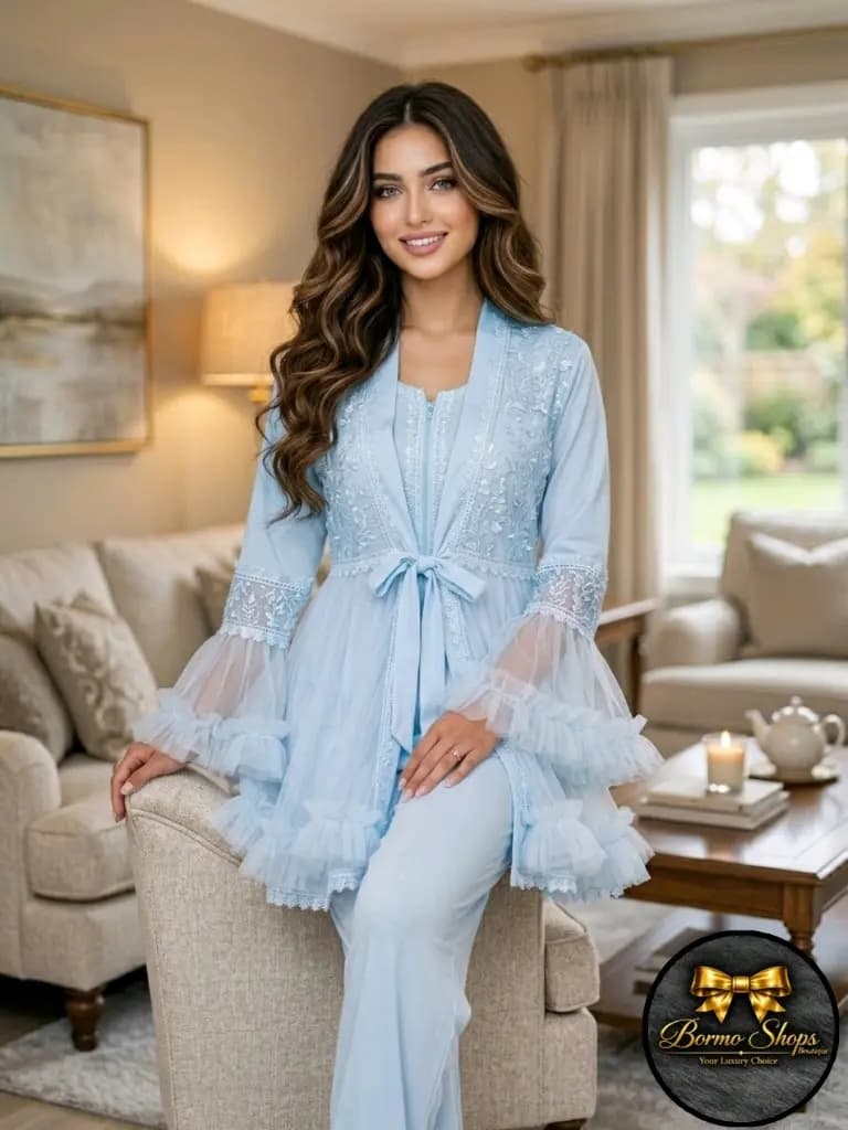 بيجامة نسائي عرايسي ومباركات الولادة - صورة 2