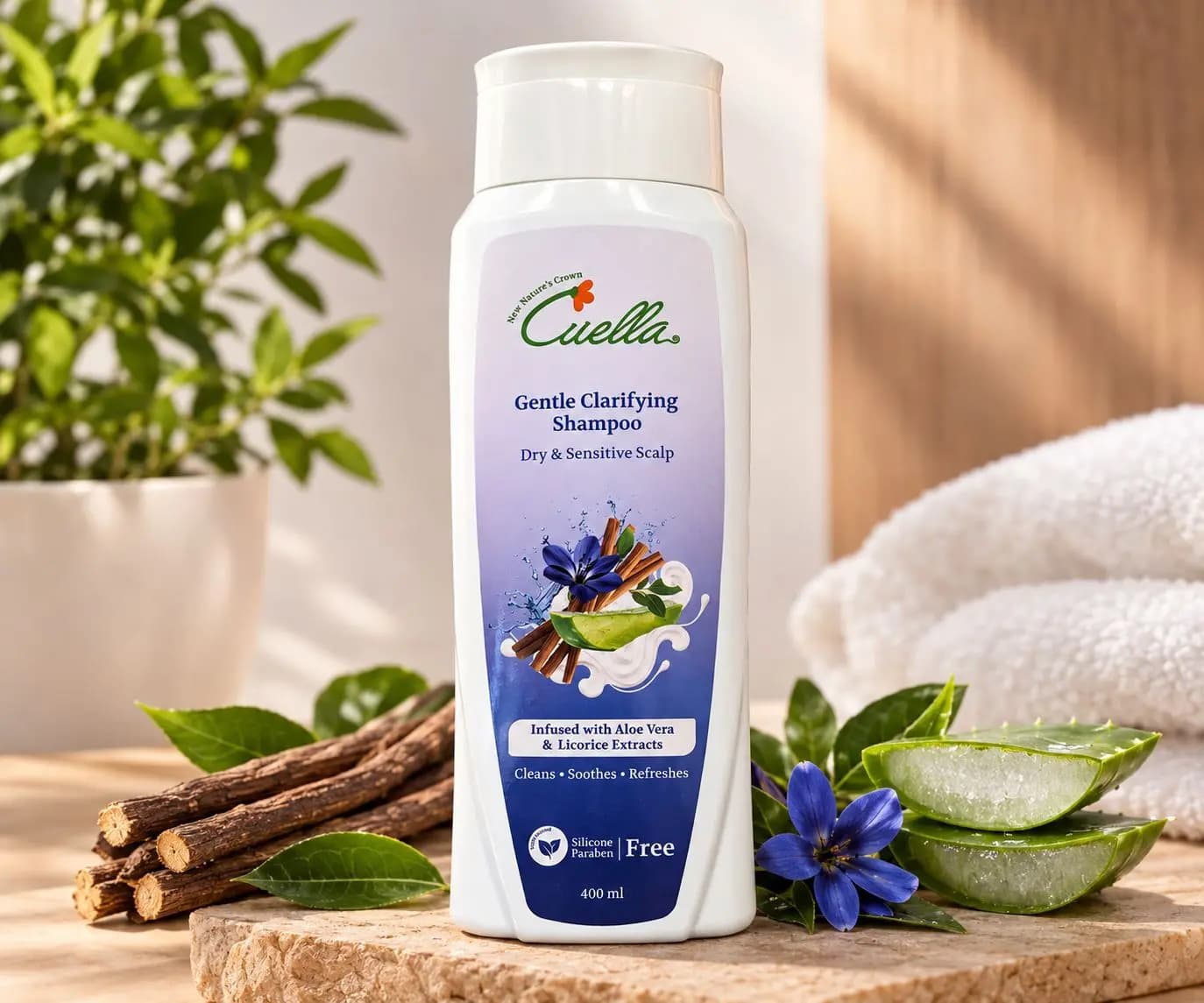 شامبو التنقية للفروة الجافة والحساسة Dry & Sensitive Scalp Shampoo - صورة 1