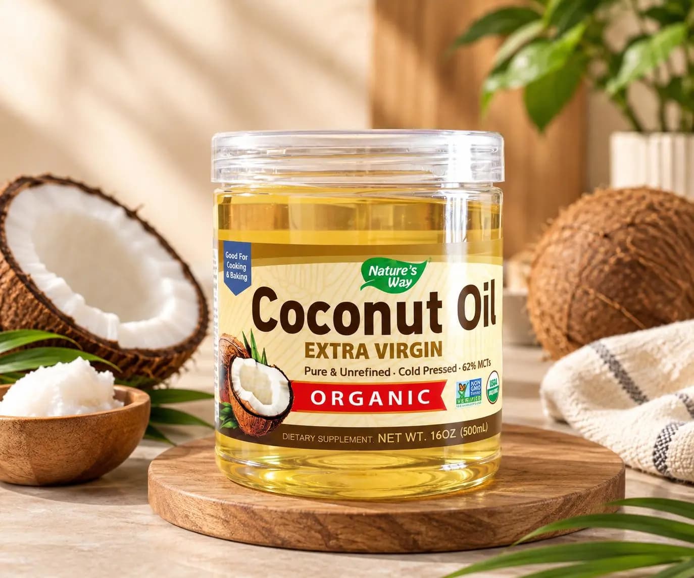 زيت جوز الهند الأصلي organic - صورة 1