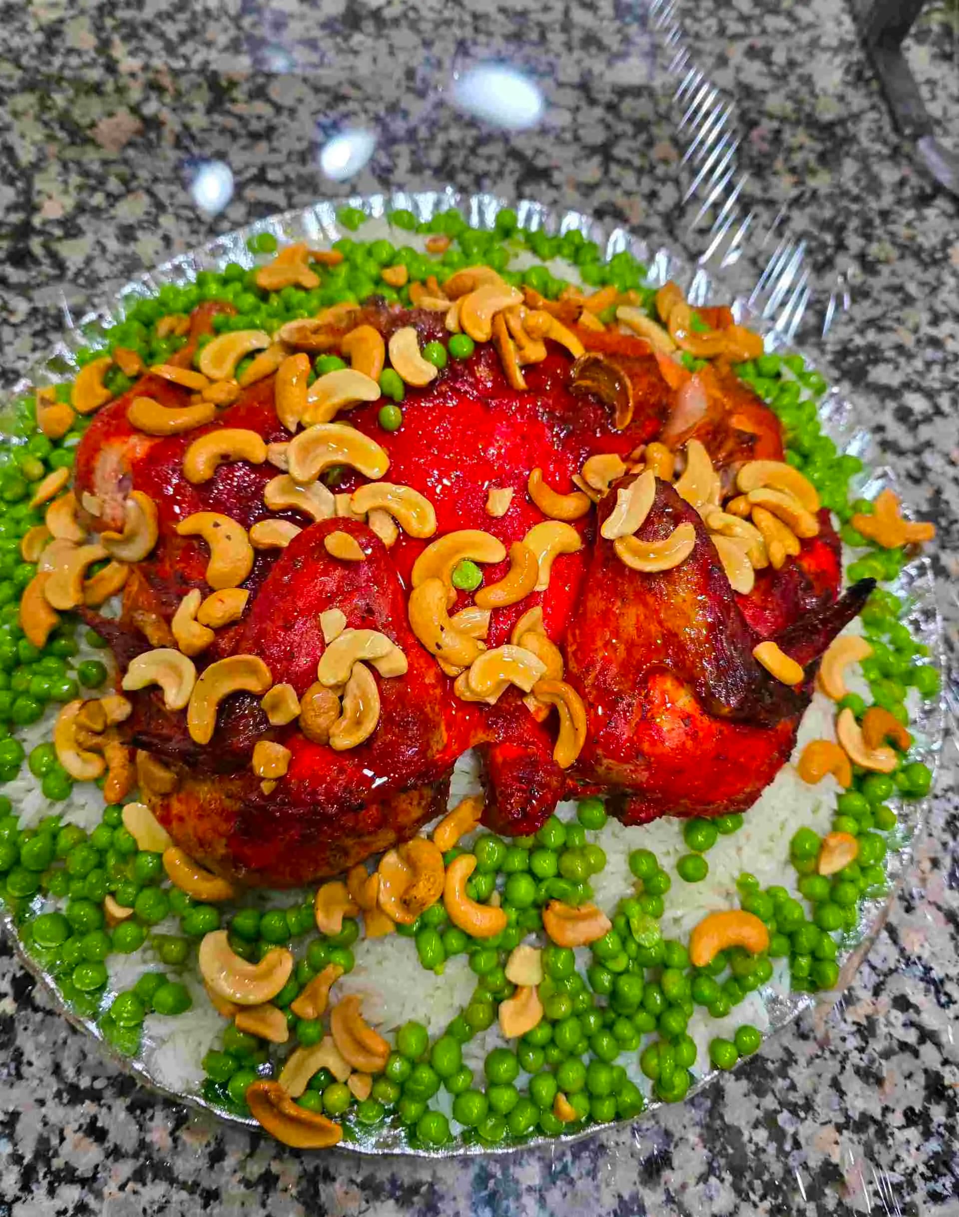 حبة رز ببازيلا دجاج (عائلية) - صورة 1