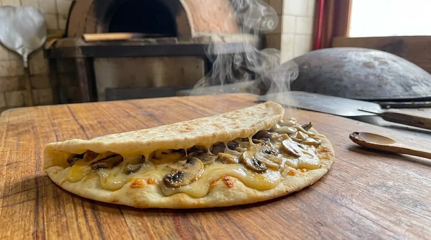 فطيرة قشقوان مع فطر - صورة 1